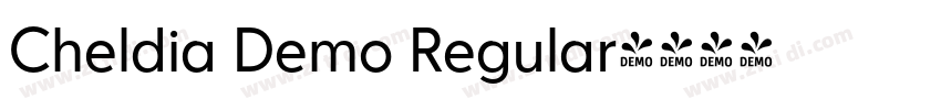 Cheldia Demo Regular字体转换